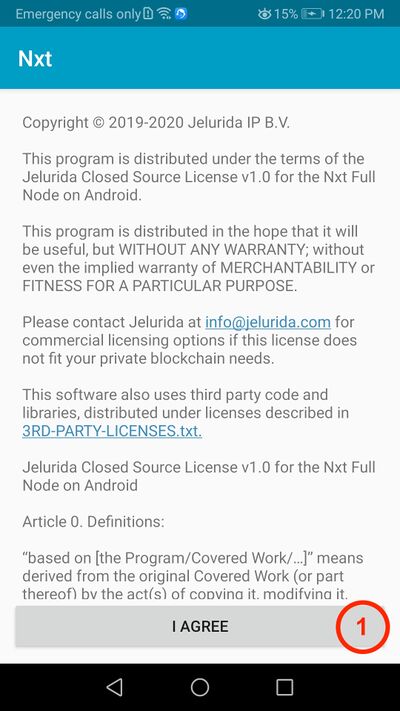 Before the server is started. Closed Source License